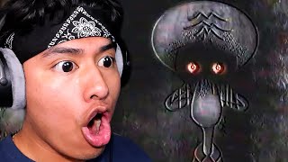 SQUIDWARD LOOKS AT THE RED MIST!!! | 3 Analog Horror Videos