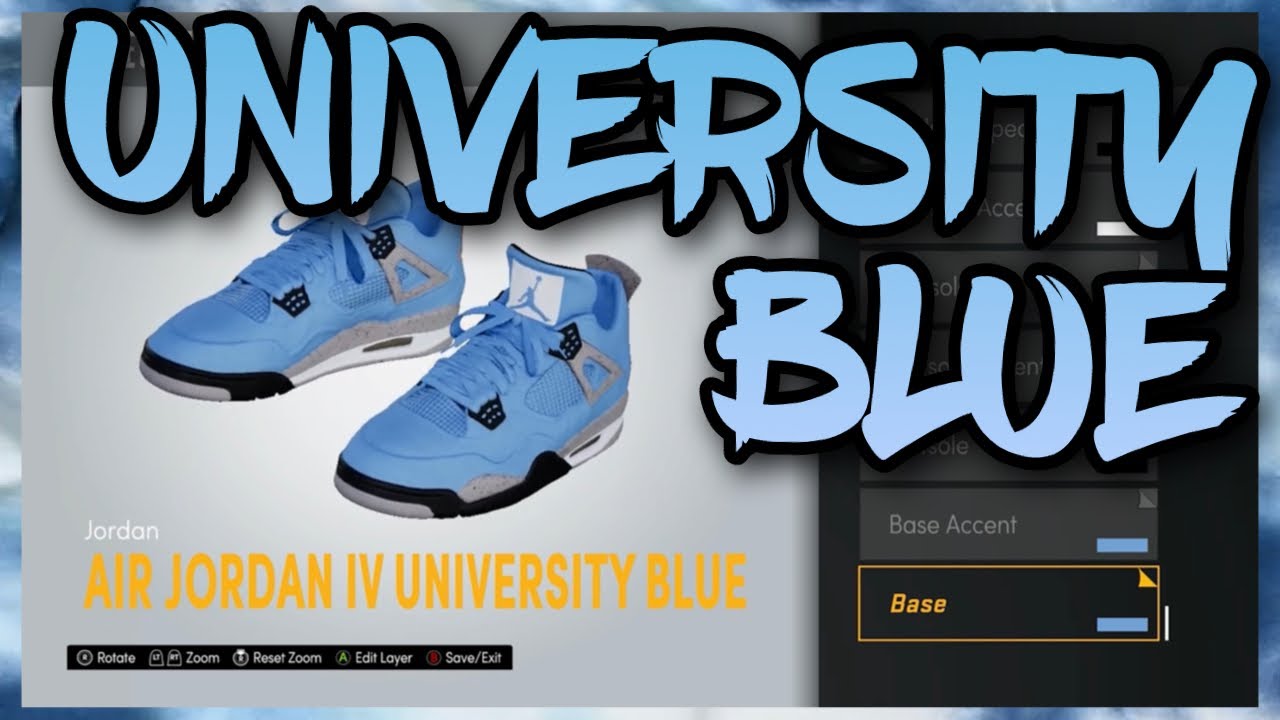 Tenis Jordan Retro 4 University Blue 2K24