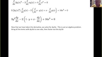 Implicit Differentiation - Section 3.7