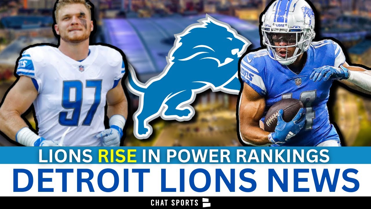 Today's Lions News: Lions RISE In Power Rankings, David Montgomery & Taylor  Decker Return + Buggs 