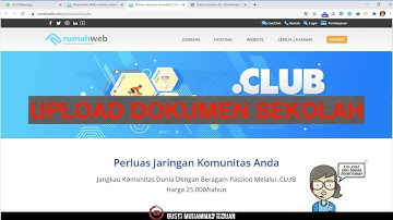 Upload Dokumen Sekolah untuk mendapatkan domain sch.id