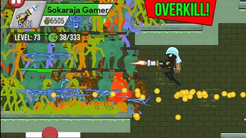 300 Zombie Chapter 6 Sewer level 71-74 Stickman Zombie Shooter gameplay