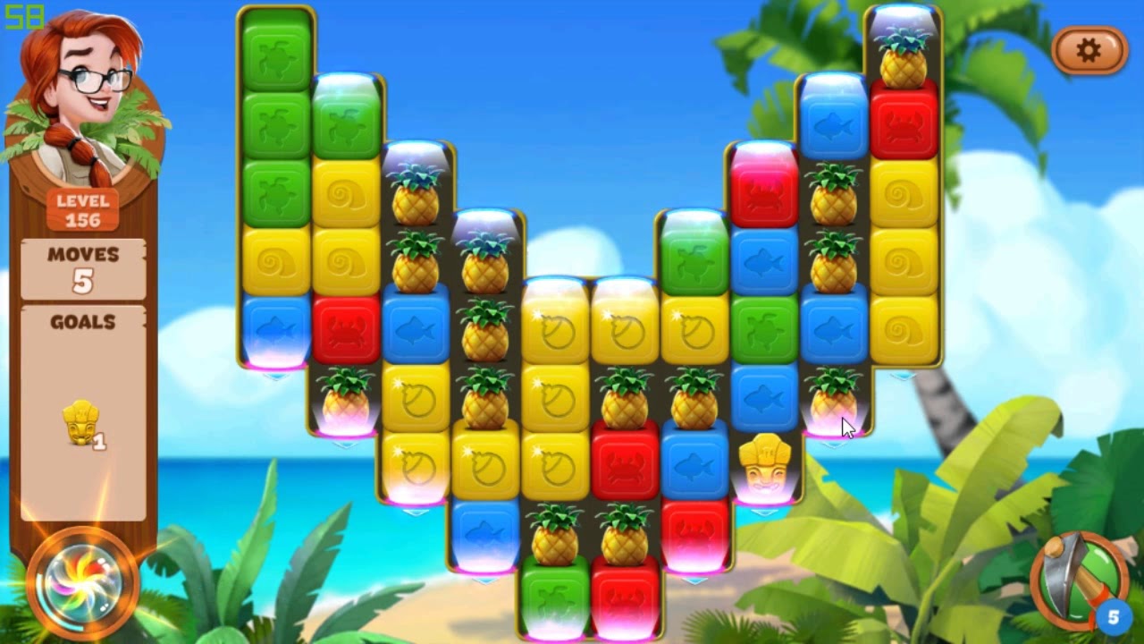 Lost Island Blast Adventure level 156