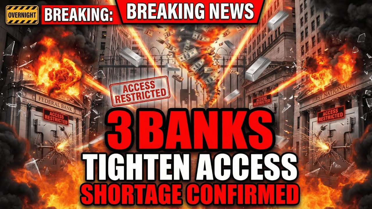 BREAKING: 3 Banks Tighten Silver Access Overnight (Shortage Confirmed)