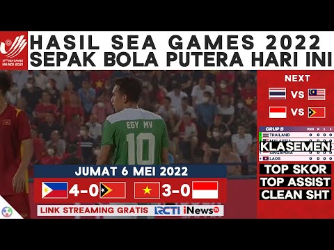 Hasil Sea Games Sepak Bola Vietnam vs Indonesia dan Klasemen Terbaru 6/5/2022