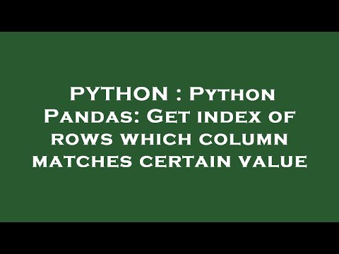 PYTHON : Python