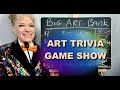 ART GAME NIGHT-Watch a Game Show I Host Live on Zoom Every Month - Fun trivia questions and answers