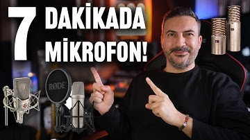 STÜDYO MİKROFONU İNCELEMESİ (7 DAKİKADA 7 MİKROFON)
