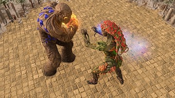 Prometheus vs Gaia Titan Fight | Age of Mythology Retold