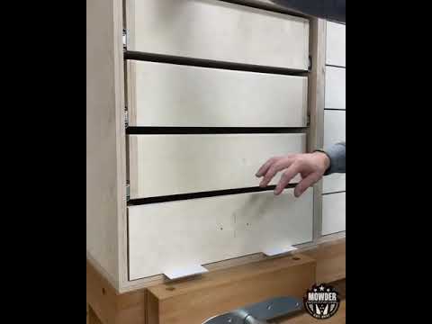 How to attach drawer faces with the Kreg Cabinet Hardware Jig