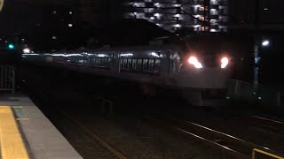 E657系K15編成が北松戸を高速通過するシーン!
