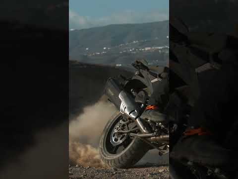 Offroad drifting on the KTM 1390 SUPER ADVENTURE S EVO