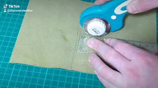 60 seconds of me making a wallet for LIFE - ASMR