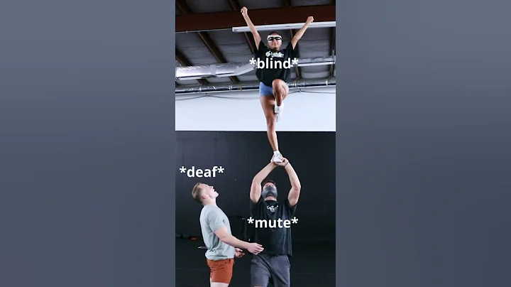 Again?! #cheer #stunt #shorts