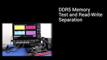 DDR5 Memory Test and Read Write Separation