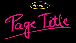 Html Page Title What Is Title Tag In Html