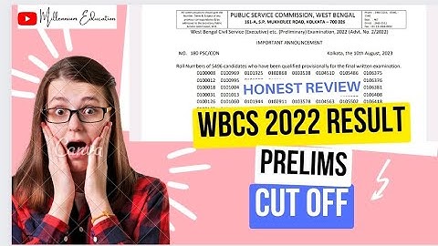 WBCS Prelims Result 2022|WBCS 2022 Result|WBCS Preliminary Result|WBCS Cut off 2022|Total Candidate
