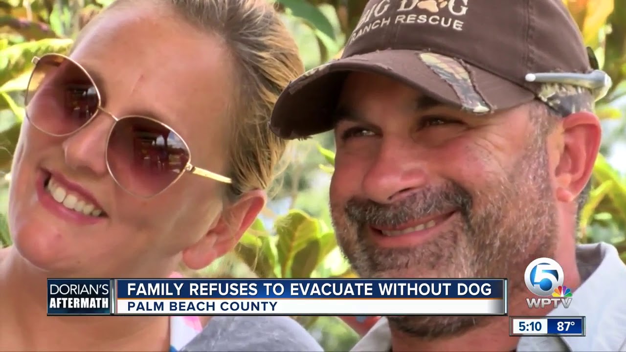 vero beach weather Family refuses to evacuate the Bahamas without their dog