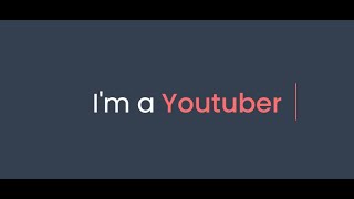 CSS Text Typing Animation | Multiple Text Typing Animation
