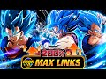 200% LEADER SKILL BUFF! LEVEL 10 LINKS 100% RAINBOW STAR LR TEQ VEGITO BLUE! (DBZ: Dokkan Battle)