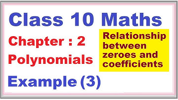 Example (3) Chapter:2 Polynomials | Ncert Maths Class 10 | Cbse