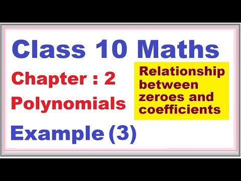 Example (3) Chapter:2 Polynomials | Ncert Maths Class 10 | Cbse