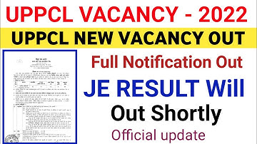 uppcl new vacancy out | uppcl je result 2022 coming soon | uppcl je electrical result latest update