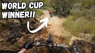 Following a WORLD CUP WINNER on the BEST TRAILS in Southern Spain!