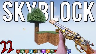 Maybe the Hardest Zombie Map We Have Ever Played! | Minecraft Skyblock Zombies [BO3 Zombies]