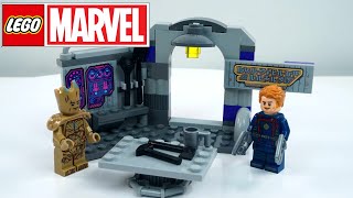 Lego Marvel Super Heroes 76253 Guardians of the Galaxy Headquarters Speed Build Review