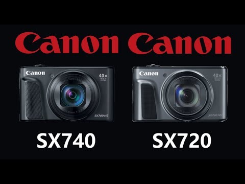 Canon PowerShot SX740 HS vs Canon PowerShot SX720 HS