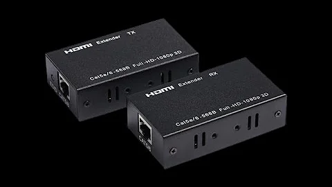 3D 1080p 60meter hdmi single cable extender over one cat6 cable