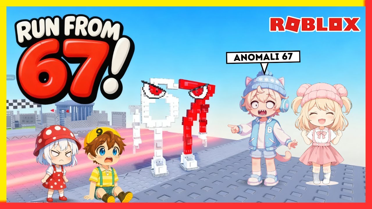 Cio & Cia Nekat Nantang @BANG BOY GAMING dan @Shasyaalala  Kabur Bareng dari Anomali 67! ROBLOX
