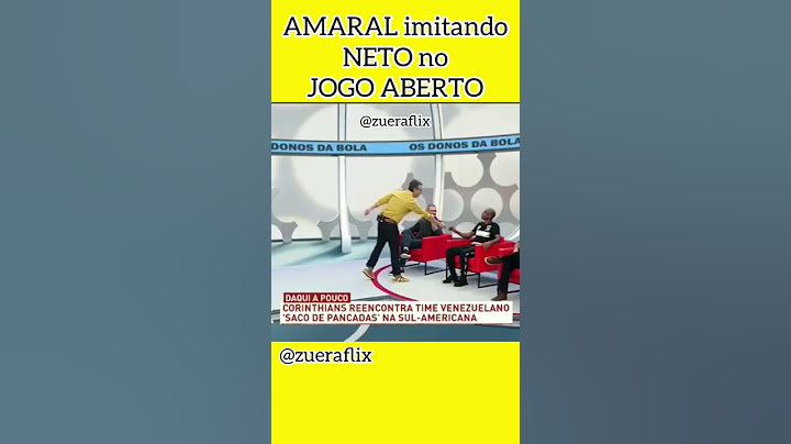 AMARAL imita NETO nos Donos da Bola !!! #short