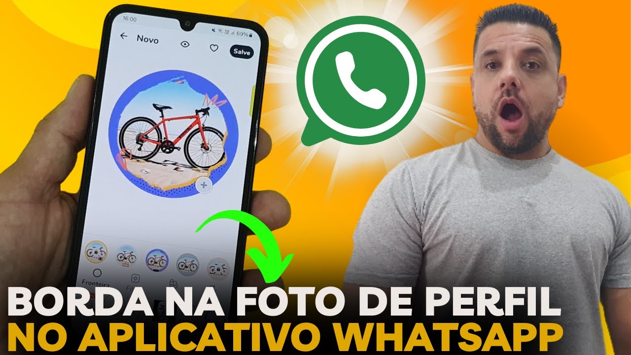 TRUQUE SECRETO Para Colocar BORDA Na Foto Do Perfil Do WHATSAPP - YouTube