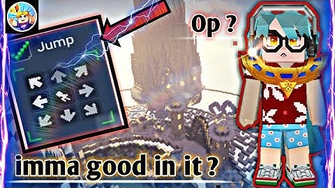 Playing Bedwars But with (Jump D-pad)😂😂 [Blockman go Adventure]