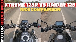 All New 2024 Hero Xtreme 125R vs TVS Raider 125 Ride Comparison l Best Kaun Hai??