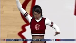 College Hoops 2K7 Xbox 360 Gameplay - Purdue Boilermakers vs Indiana Hoosiers