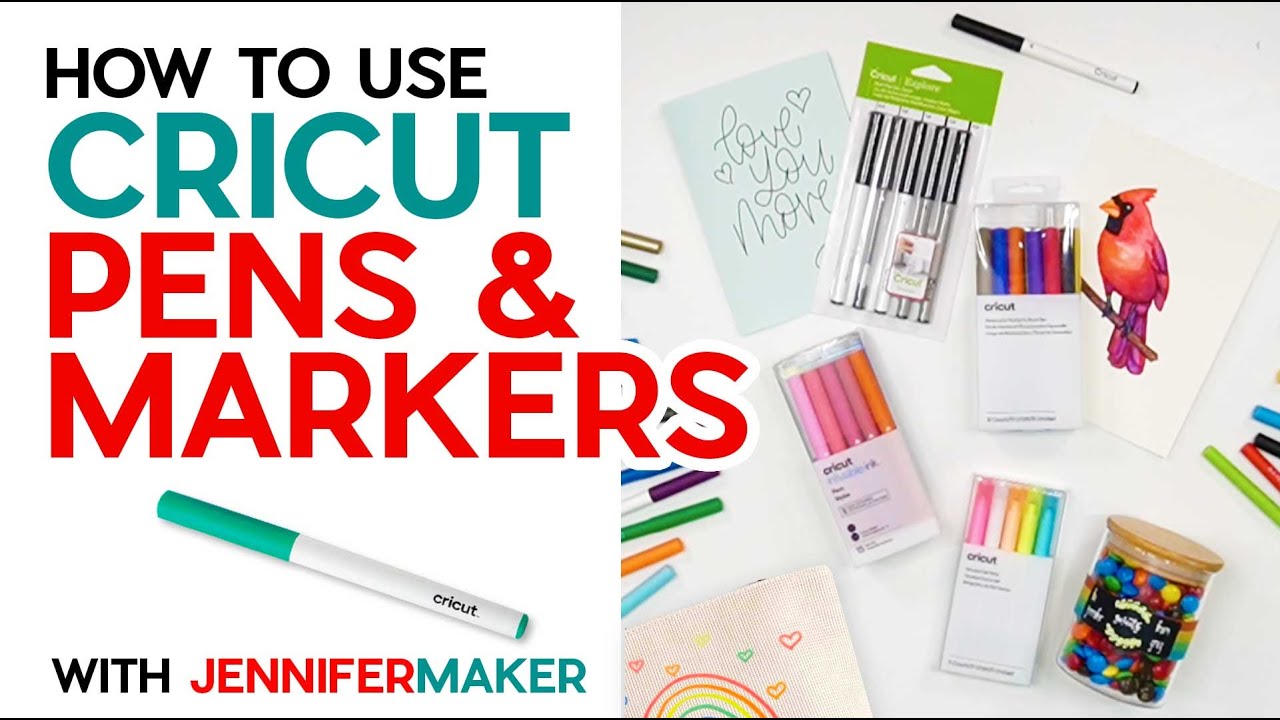 Cricut Marker Pen Sets fits Cricut Maker & Explore - Draw instead of Cut