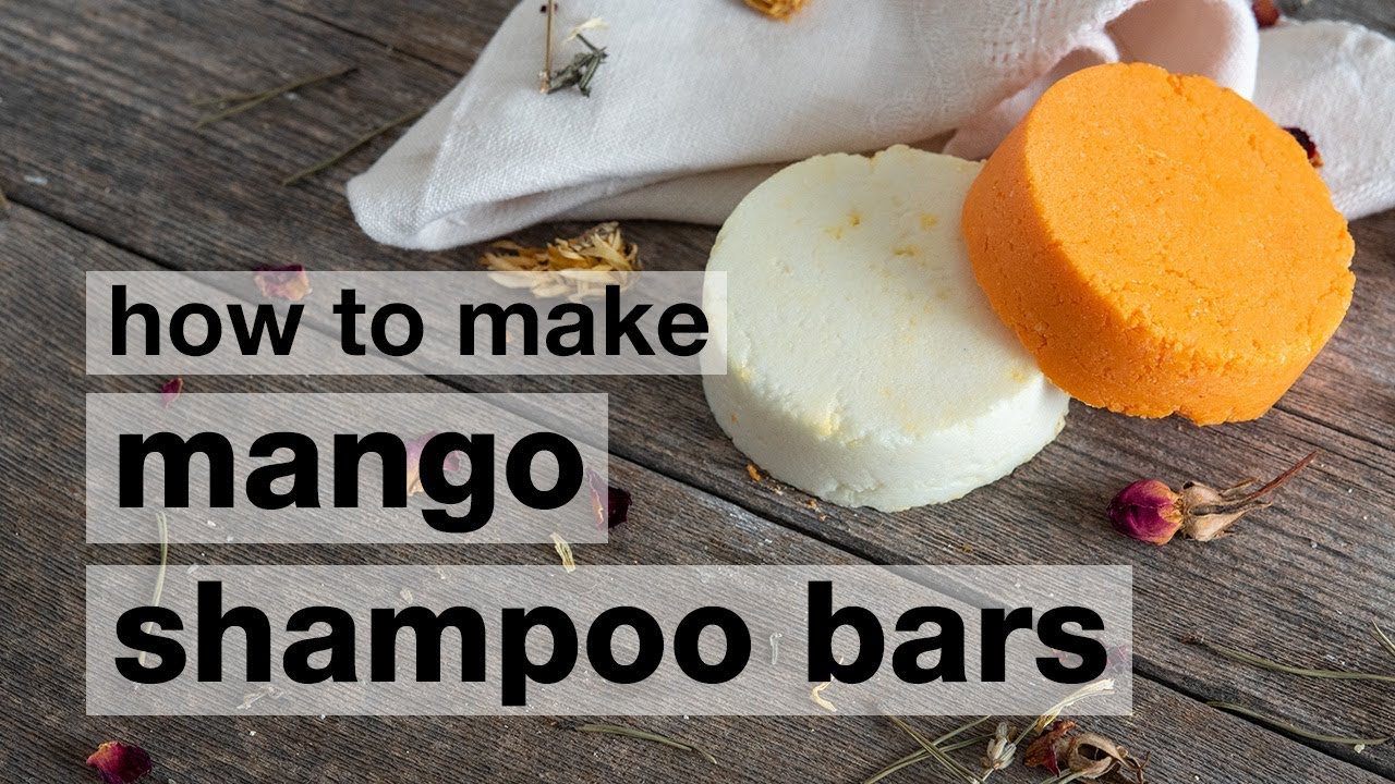 to a DIY Mango Mango Sulfate-Free Shampoo Bar - YouTube