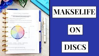 Putting My Makselife Planner on Discs! How I'm Building My Ultimate Goal Setting Planner