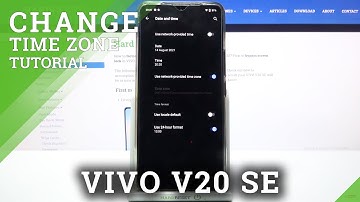 How to Change Date & Time on VIVO V20 SE - Manage Time Settings