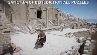 Crimson Desert - How to CLEANSE SANCTUM OF BENEDICTION ( ALL PUZZLES)
