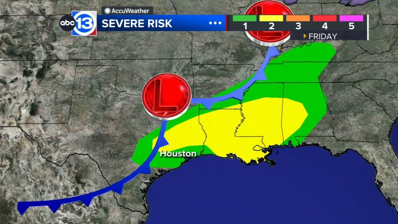 ABC13 Weather Watch due to the potential for strong to severe storms ...