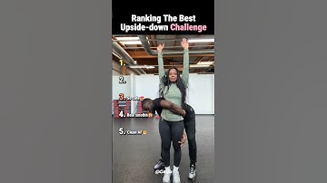 Ranking the Best Upside Down Challenge😍 #ranking #tiktok #viral #couple