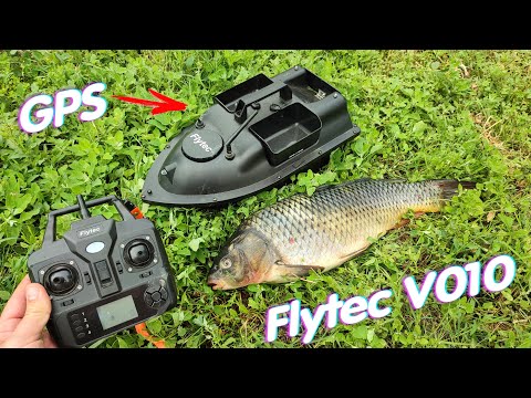 Видео: Flytec V010 Кораблик для рыбалки с автопилотом! Обзор и тесты, бонусом учусь охотиться с рогаткой :)