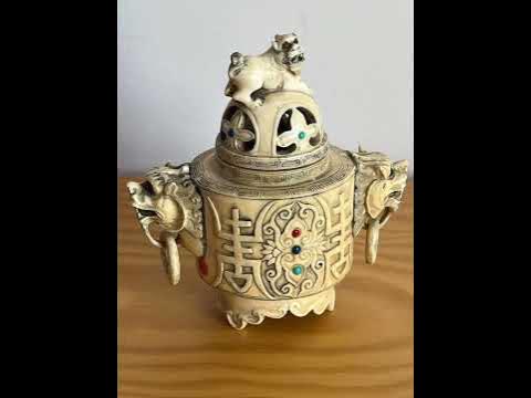 Статуэтки и фигурки из слоновой кости. - YouTube