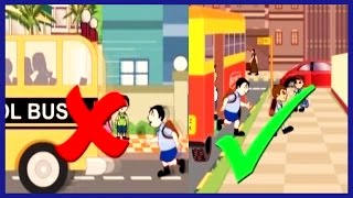 Road Safety For Kids | Kids Educational Video | Rhymes4Kids
