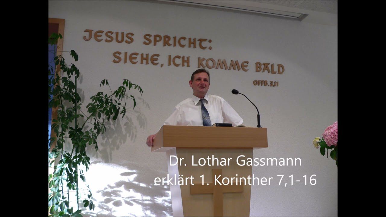 EHE, SCHEIDUNG, WIEDERHEIRAT - ein heißes Eisen und die Lehre der Bibel. Von Dr. Lothar Gassmann
