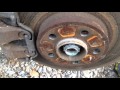 BMW X5 e53 CV Front axle shaft removal replacement DIY